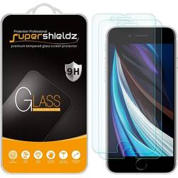 [2-Pack] Supershieldz for Apple iPhone SE (2020 2nd Generation) iPhone 8 iPhone 7 Tempered Glass Screen Protector Anti-Scratch Anti-Fingerprint Bubble Free